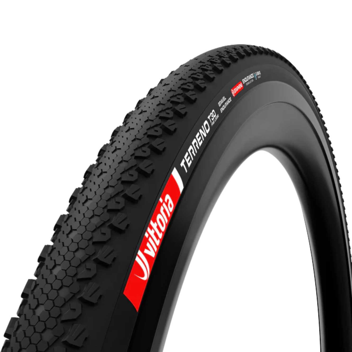 Vittoria Terreno T30 Fine Loose Gravel Endurance Tubeless-Ready Tyre - Black