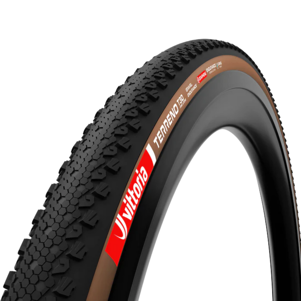 Vittoria Terreno T30 Fine Loose Gravel Endurance Tubeless-Ready Tyre - Brown