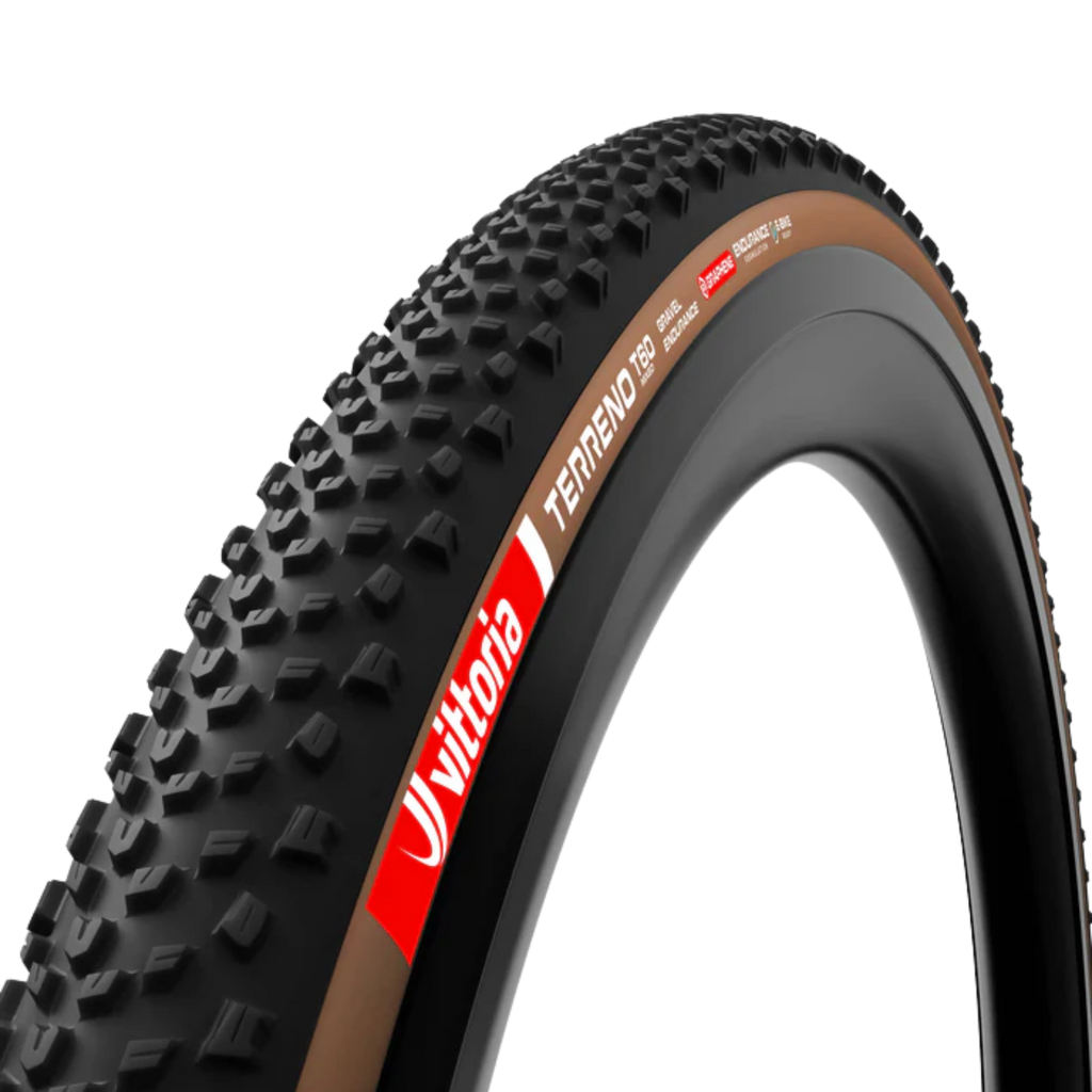 Vittoria Terreno T60 Mixed Gravel Endurance Tubeless-Ready Tyre - Brown