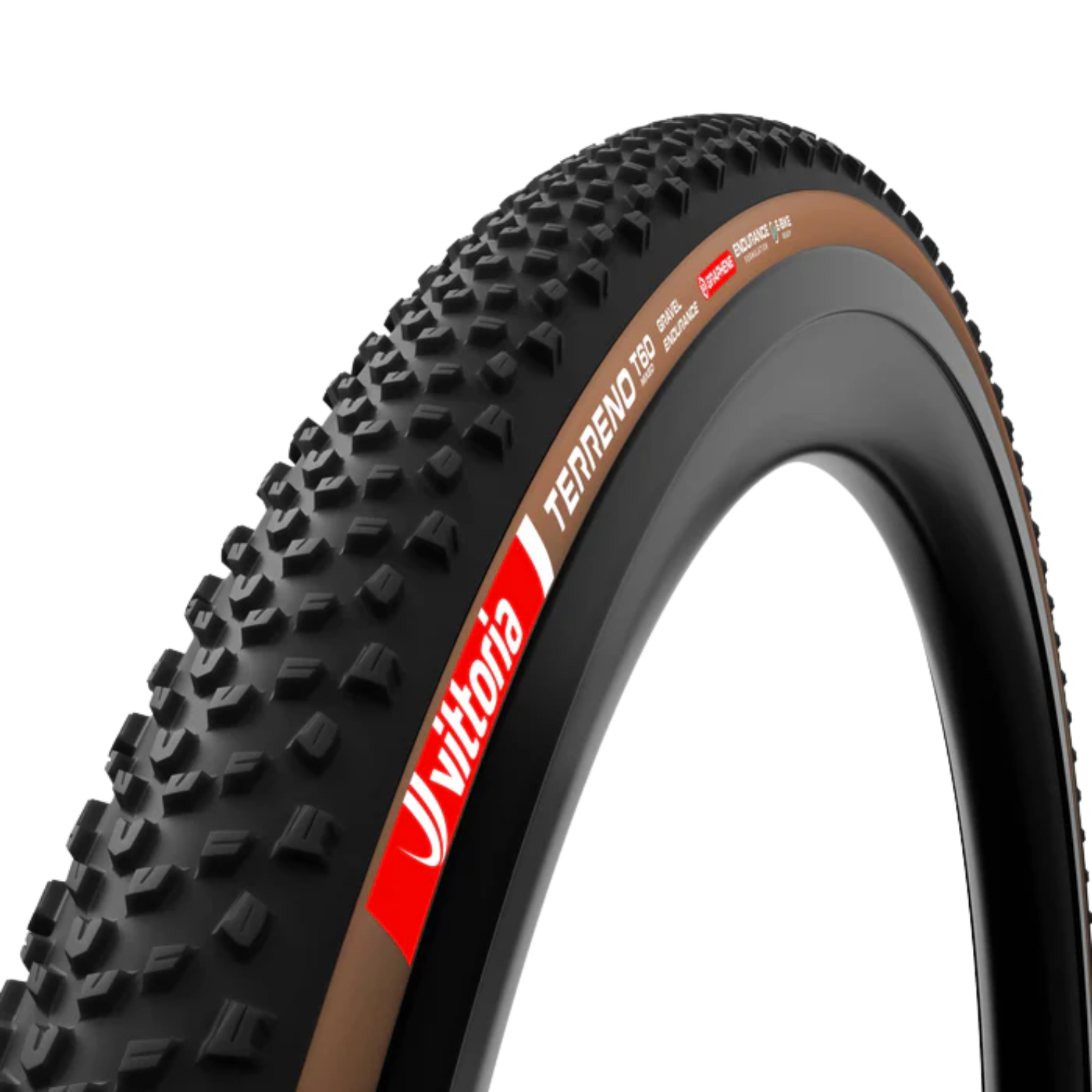 Vittoria Terreno T60 Mixed Gravel Endurance Tubeless-Ready Tyre - Brown
