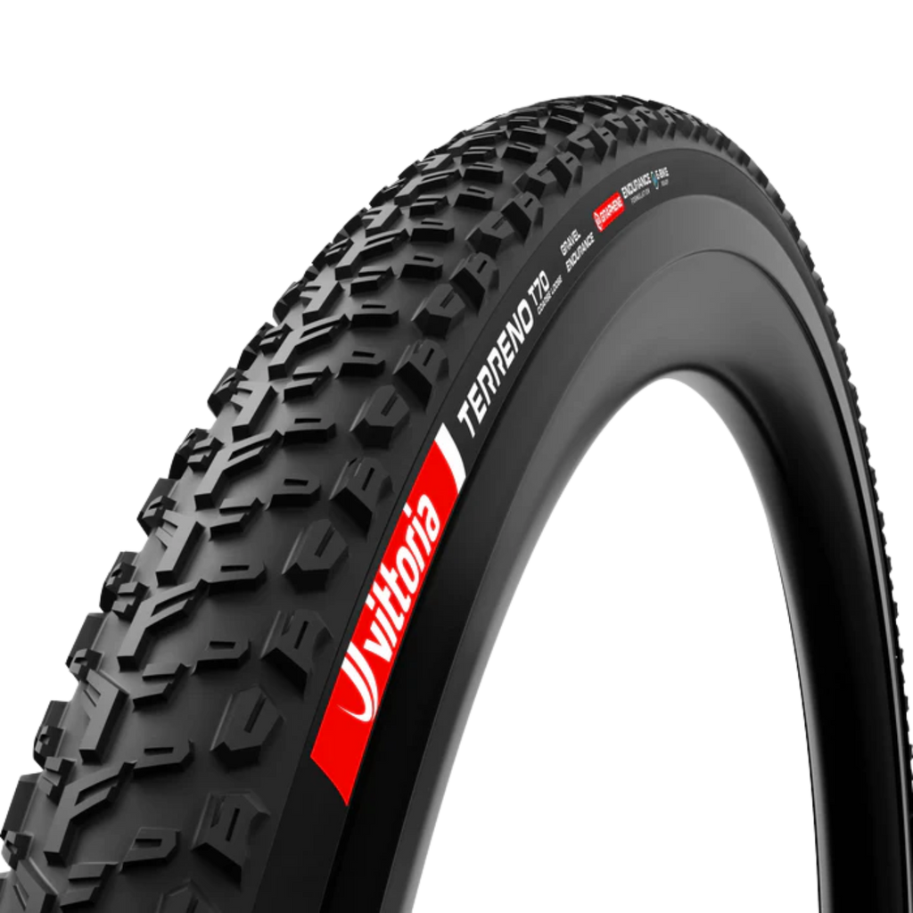 Vittoria Terreno T70 Coarse Loose Gravel Endurance Tubeless-Ready Tyre - Black