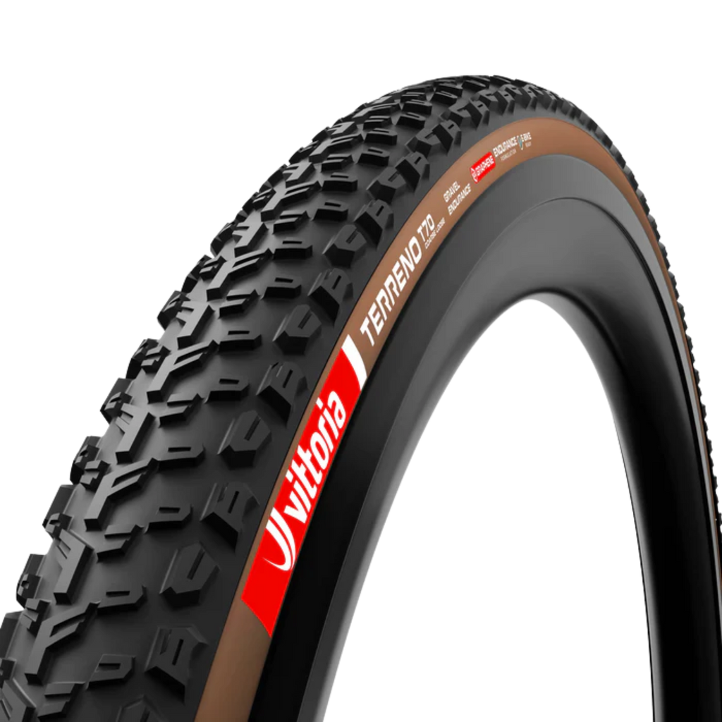 Vittoria Terreno T70 Coarse Loose Gravel Endurance Tubeless-Ready Tyre - Brown