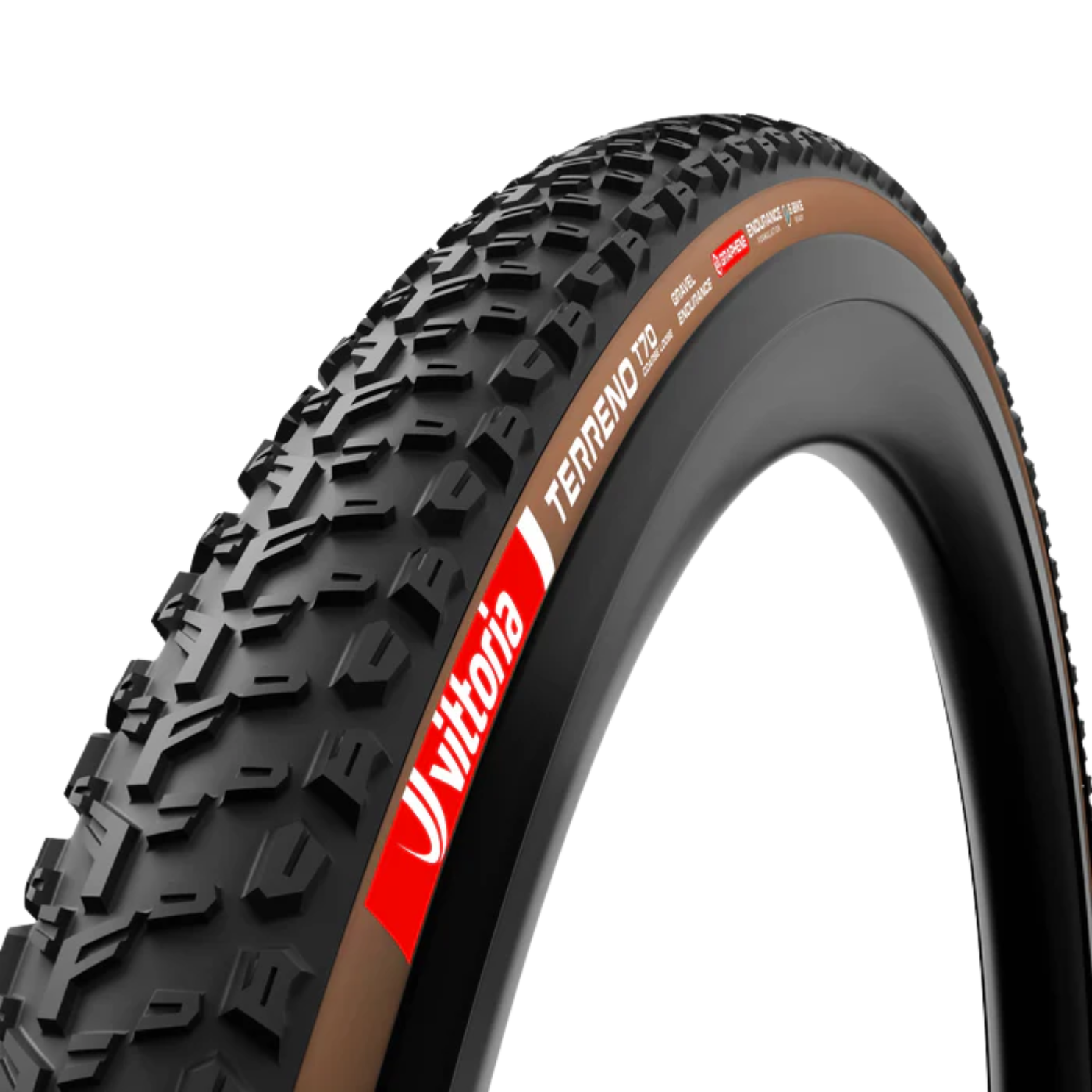 Vittoria Terreno T70 Coarse Loose Gravel Endurance Tubeless-Ready Tyre - Brown