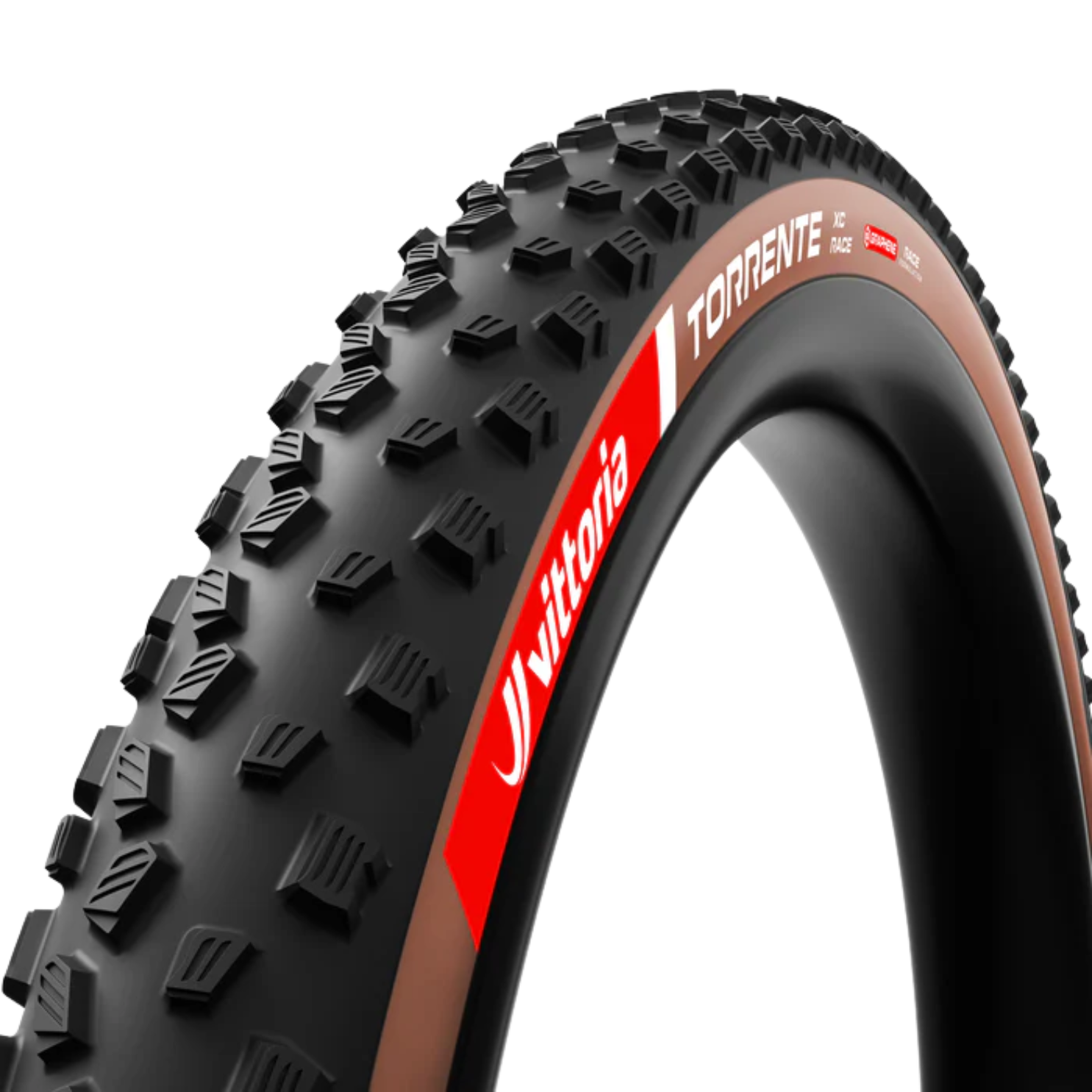Vittoria Torrente XC Race Tubeless-Ready Tyre - Brown