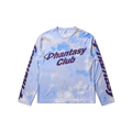 Phantasy Halcyon Long Sleeves Mesh Top Sky - Light Blue