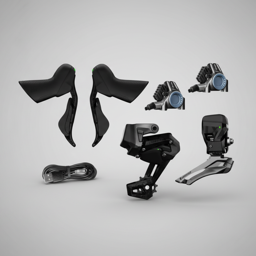 WHEELTOP EDS TX Wireless Carbon Electronic Shift Kit (Road)