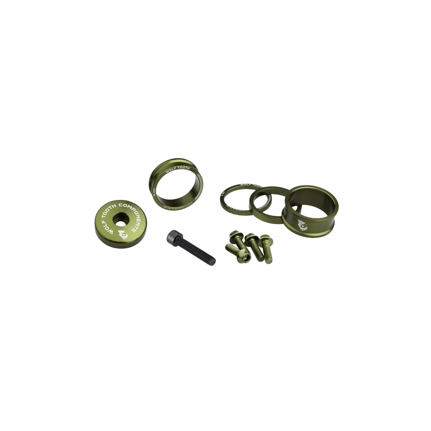 Wolf Tooth Anodized Colour Kit - Olive