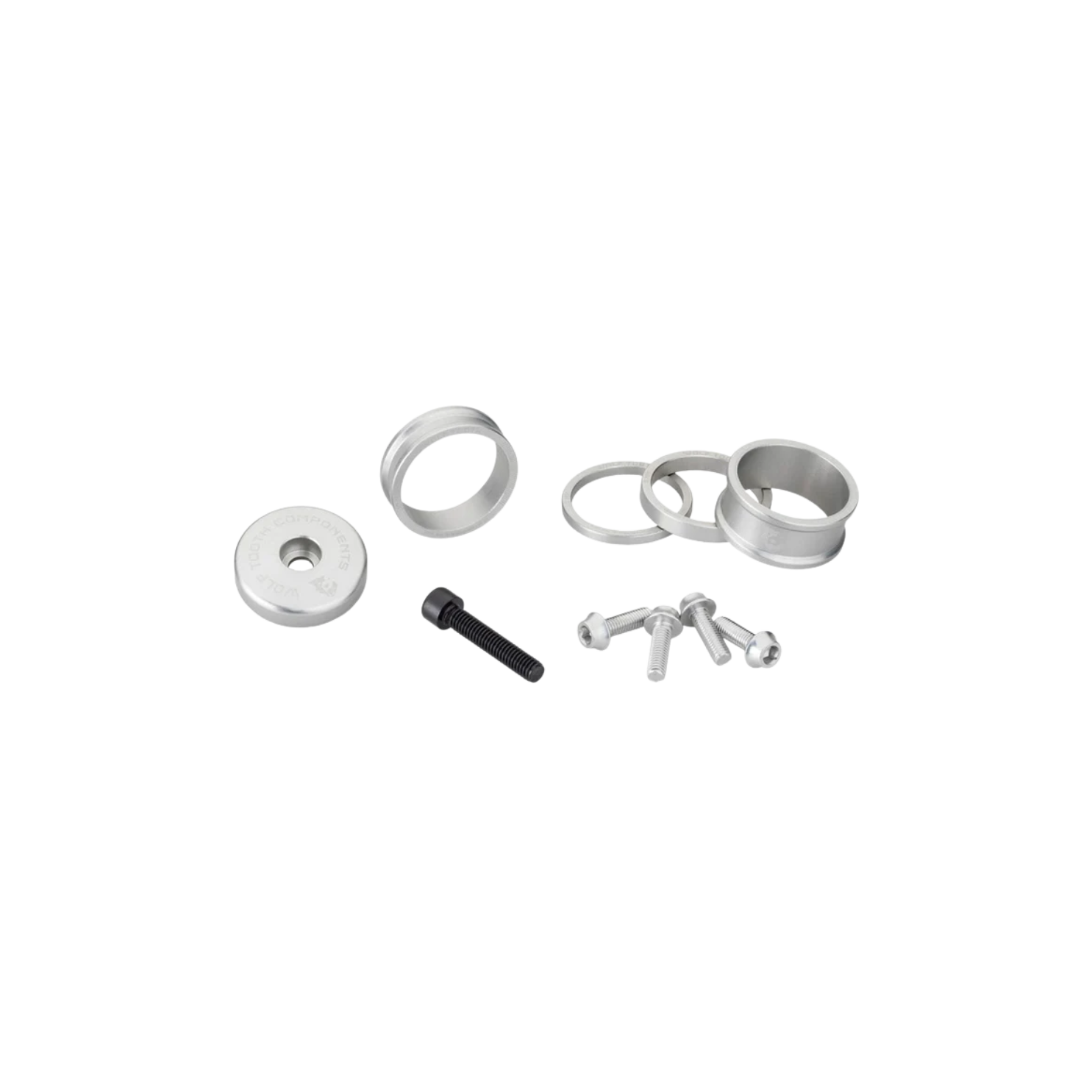 Wolf Tooth Anodized Colour Kit - Raw Silver