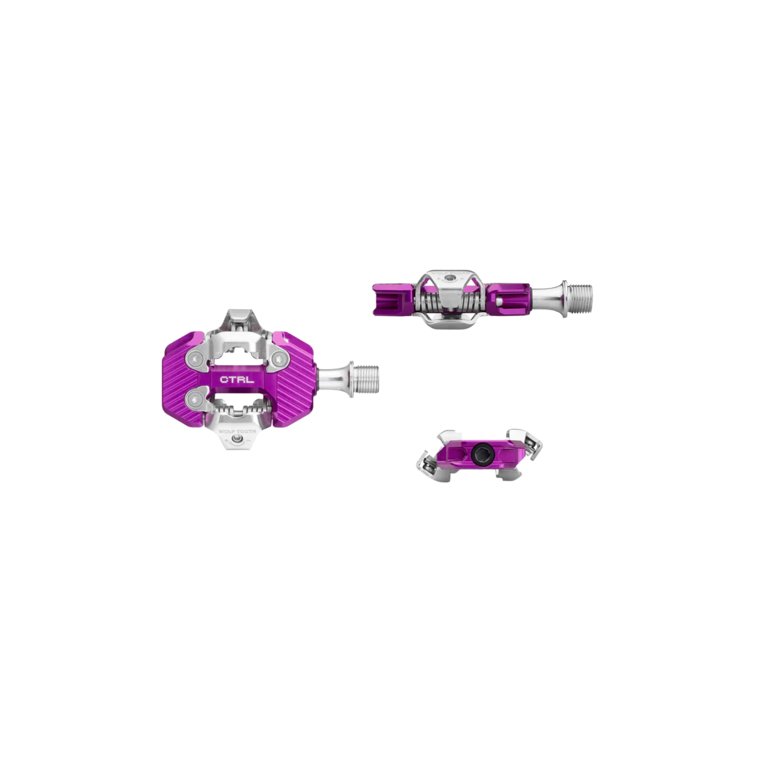 Wolf Tooth CTRL Trail Clipless Pedal - Ultraviolet Purple