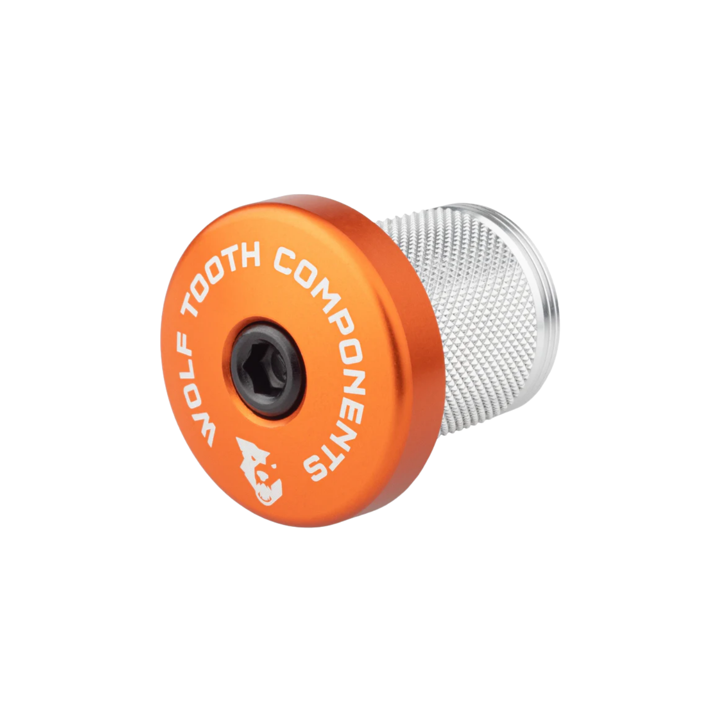 Wolf Tooth Compression Plug with Integrated Spacer Stem Cap - Orange