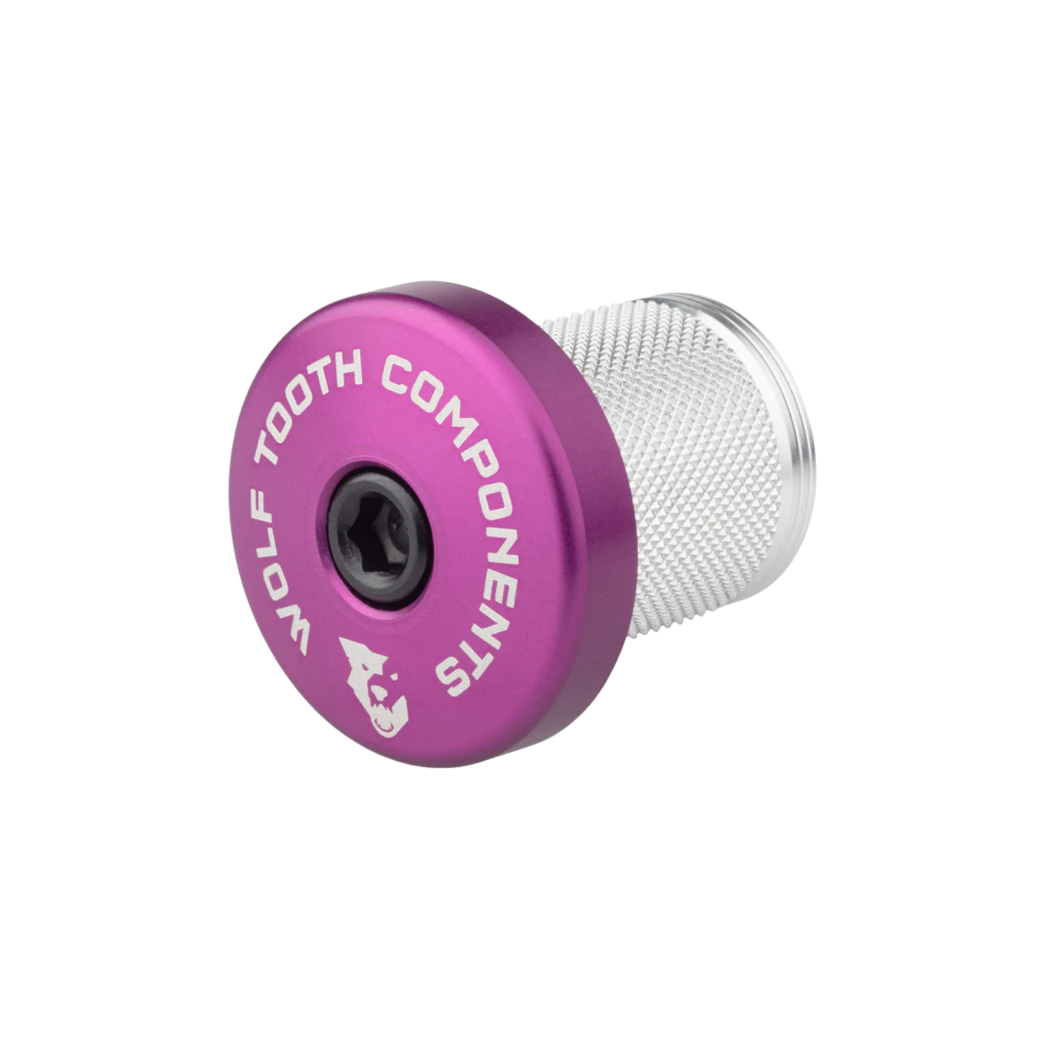 Wolf Tooth Compression Plug with Integrated Spacer Stem Cap - Purple