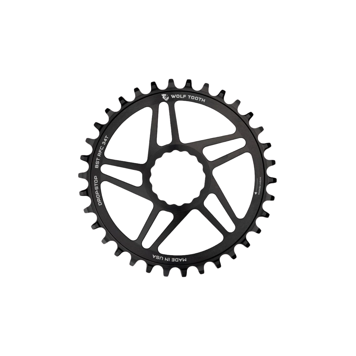 Wolf Tooth Direct Mount Chainrings for Race Face Cinch (0mm Offset)
