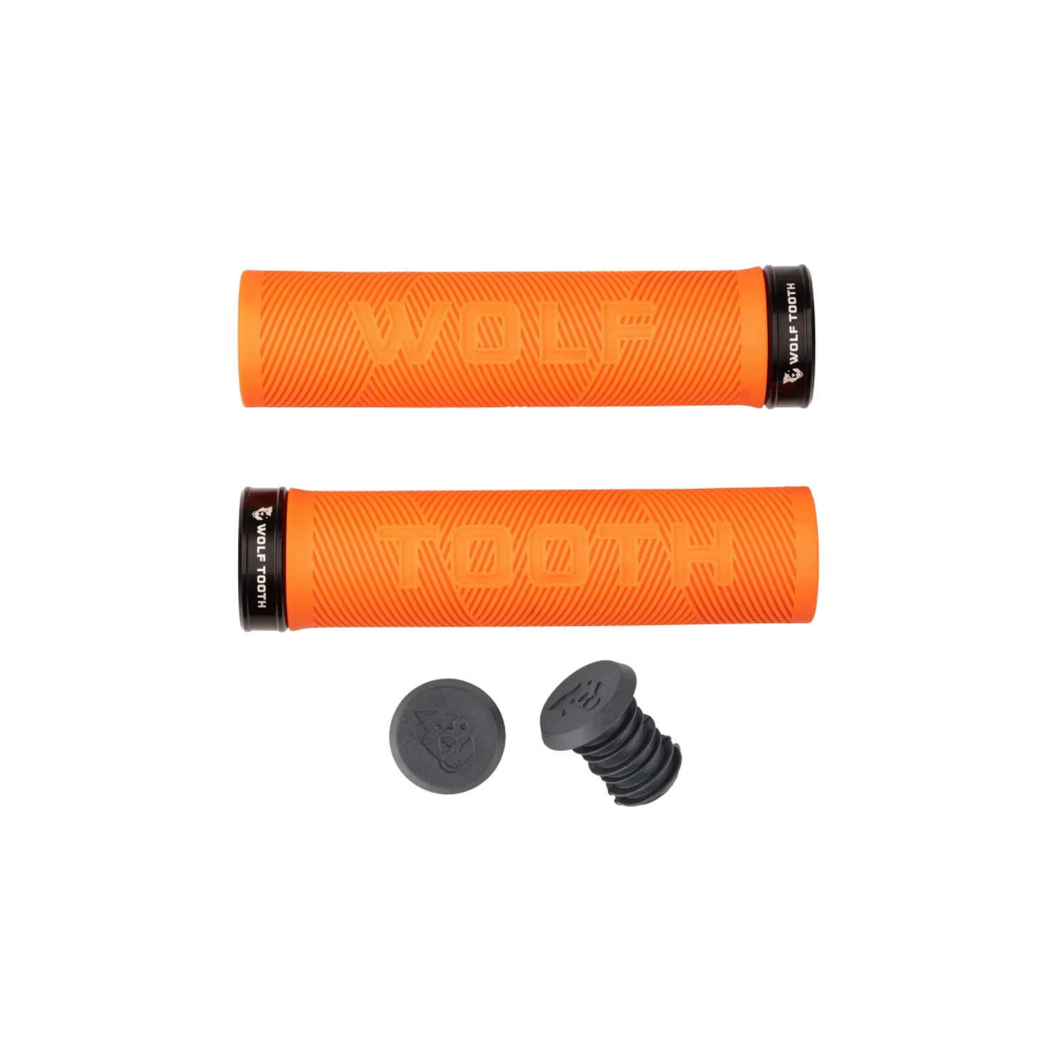 Wolf Tooth Echo Lock-On Grips - Orange