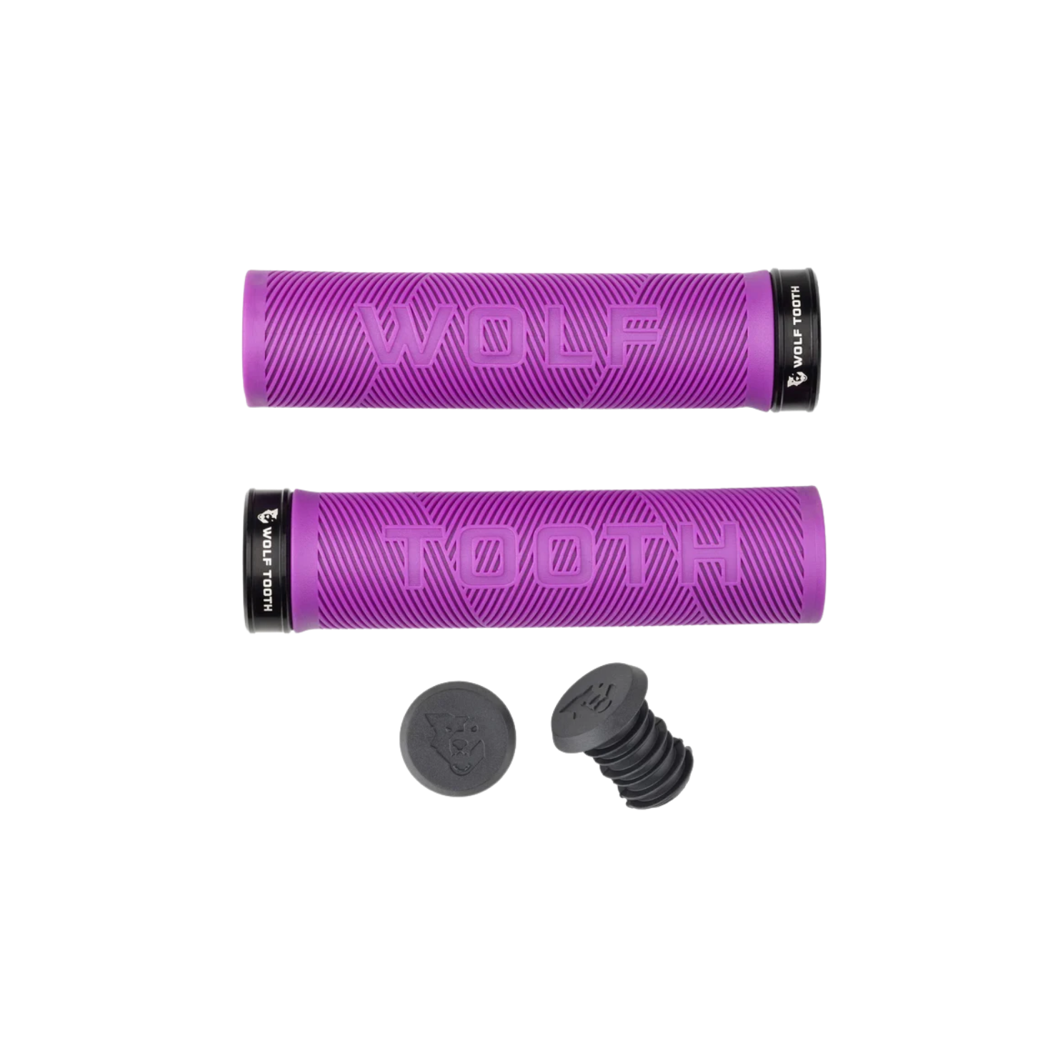 Wolf Tooth Echo Lock-On Grips - Purple