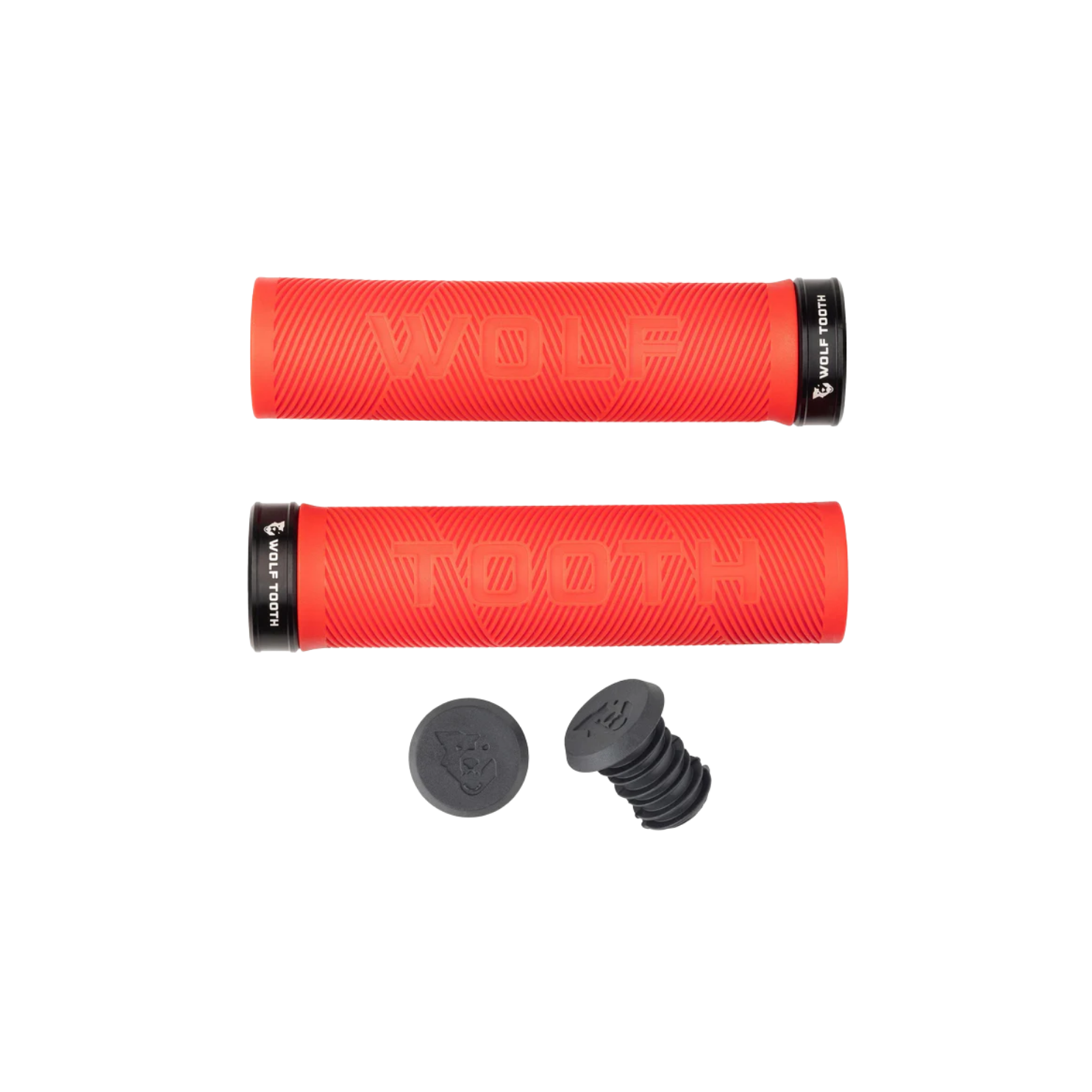 Wolf Tooth Echo Lock-On Grips - Red