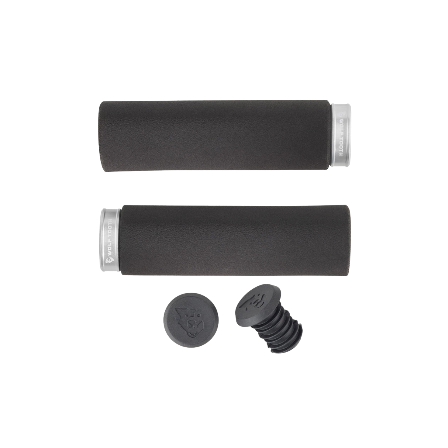 Wolf Tooth Fat Paw Lock-On Grips - Black/Silver