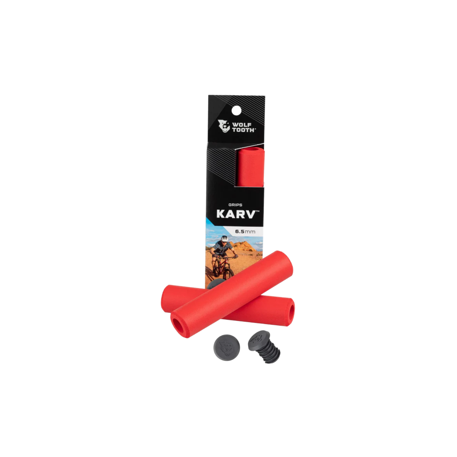 Wolf Tooth Karv Grips - Red
