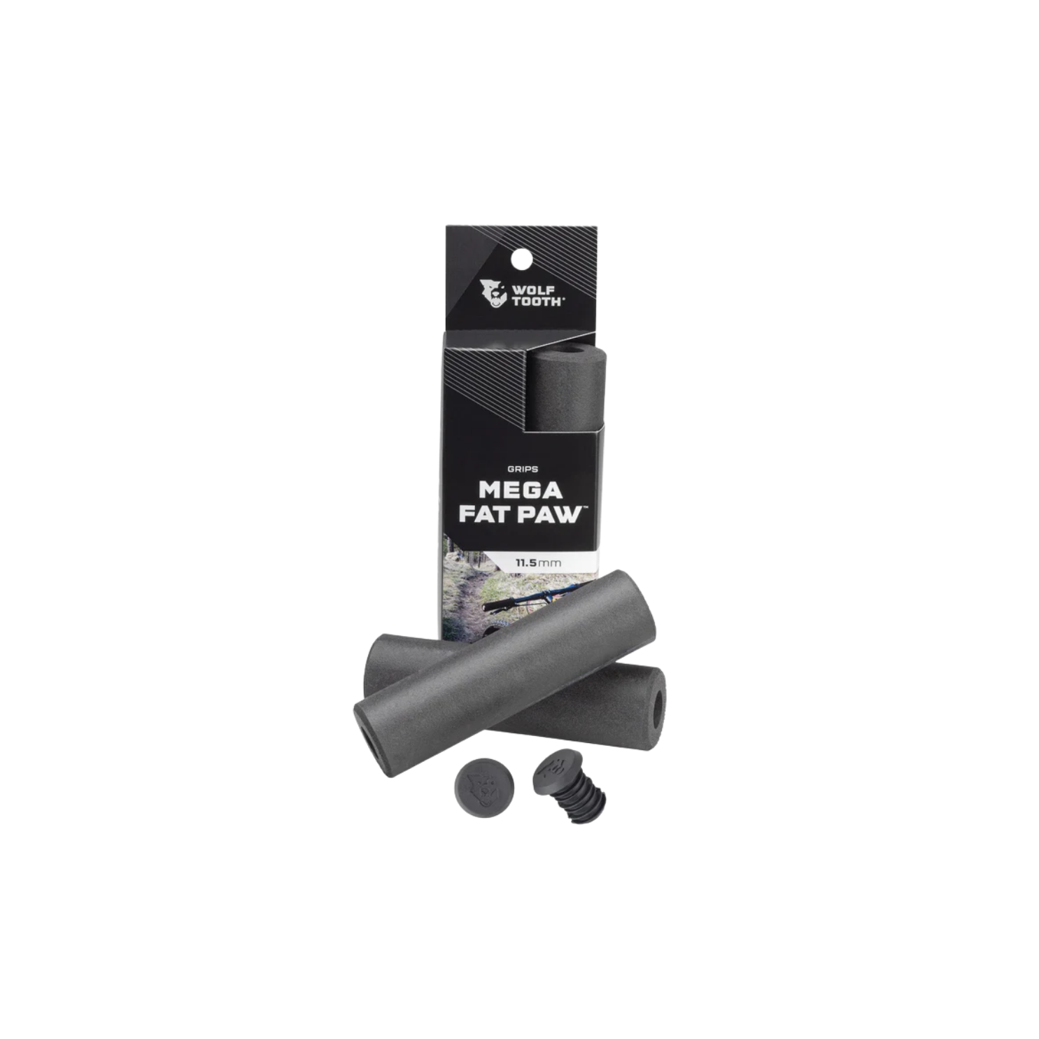 Wolf Tooth Mega Fat Paw Grips - Black