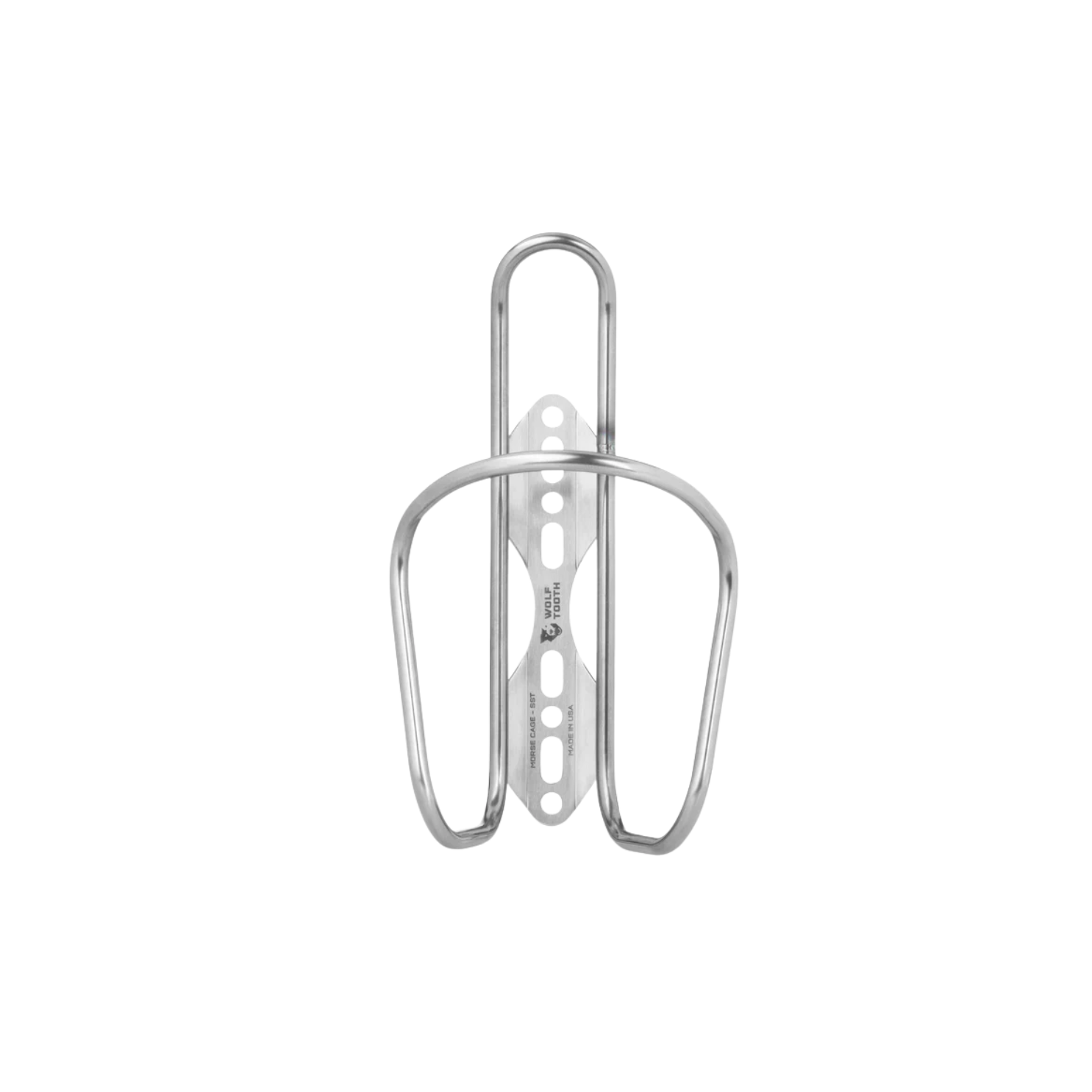 Wolf Tooth Morse Cage - Stainless Steel