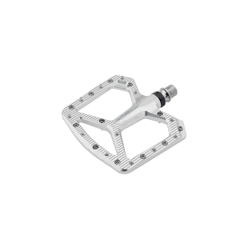 Wolf Tooth Ripsaw Aluminum Pedals - Raw Silver