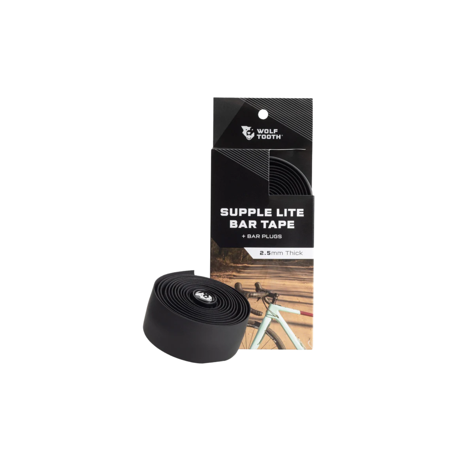 Wolf Tooth Supple Lite Bar Tape - Black