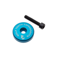 Wolf Tooth Ultralight Stem Cap with Integrated Spacer - Blue