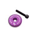 Wolf Tooth Ultralight Stem Cap with Integrated Spacer - Purple