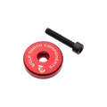 Wolf Tooth Ultralight Stem Cap with Integrated Spacer - Red