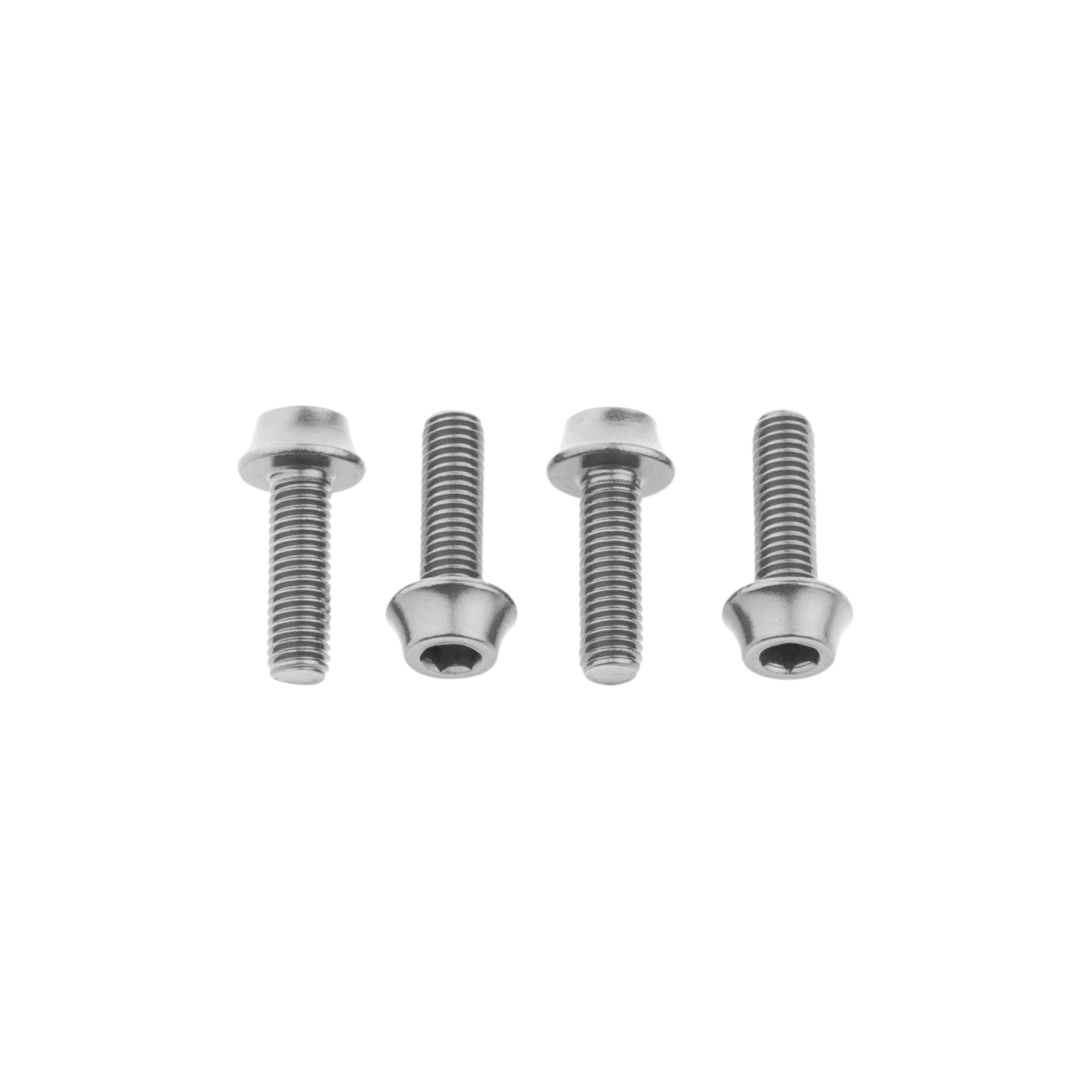 Wolf Tooth Water Bottle Cage Bolts - Raw Silver