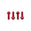 Wolf Tooth Water Bottle Cage Bolts - Red
