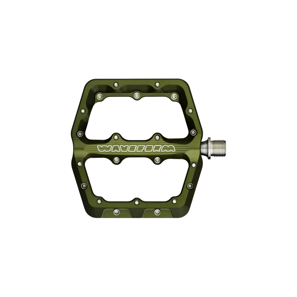 Wolf Tooth Waveform Flat Pedal - Olive