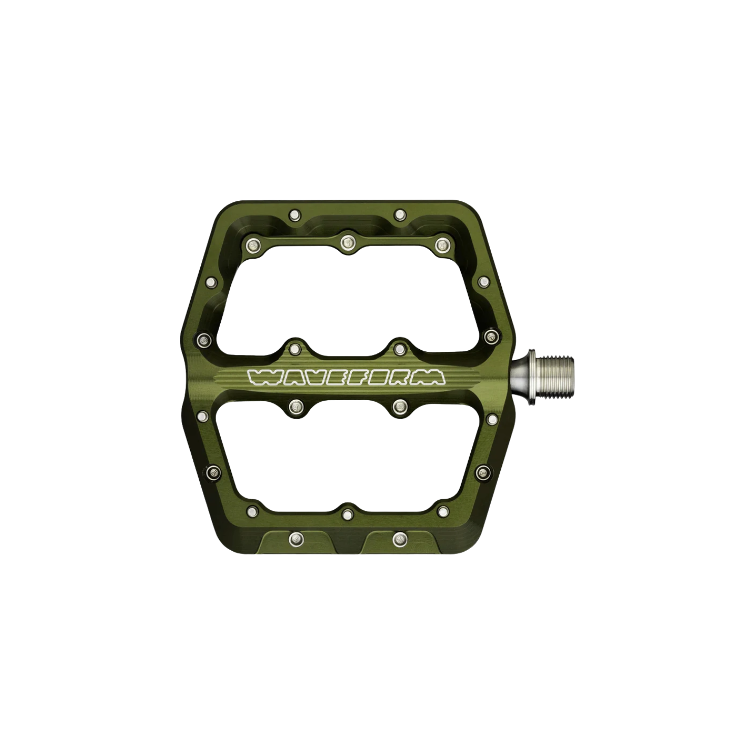 Wolf Tooth Waveform Flat Pedal - Olive