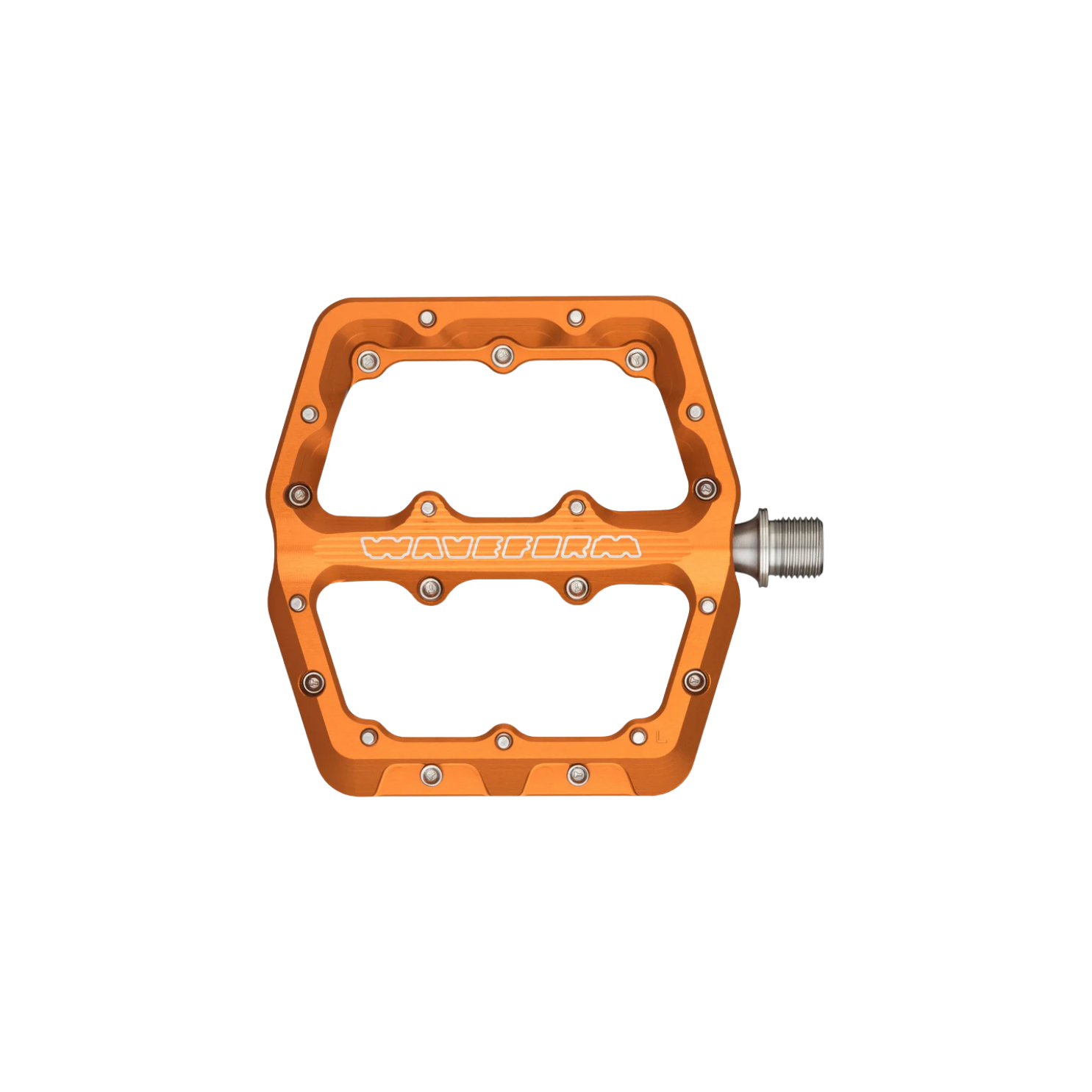 Wolf Tooth Waveform Flat Pedal - Orange