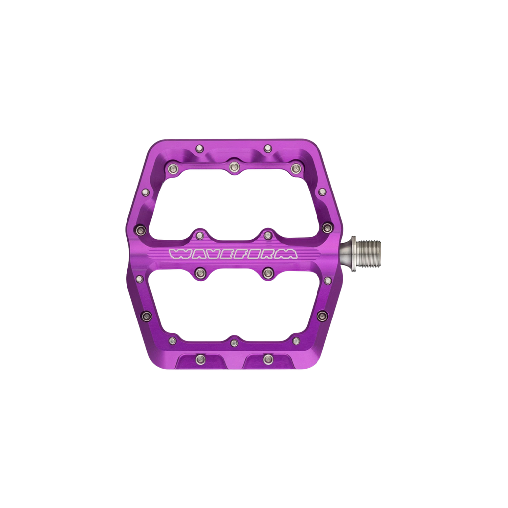 Wolf Tooth Waveform Flat Pedal - Purple