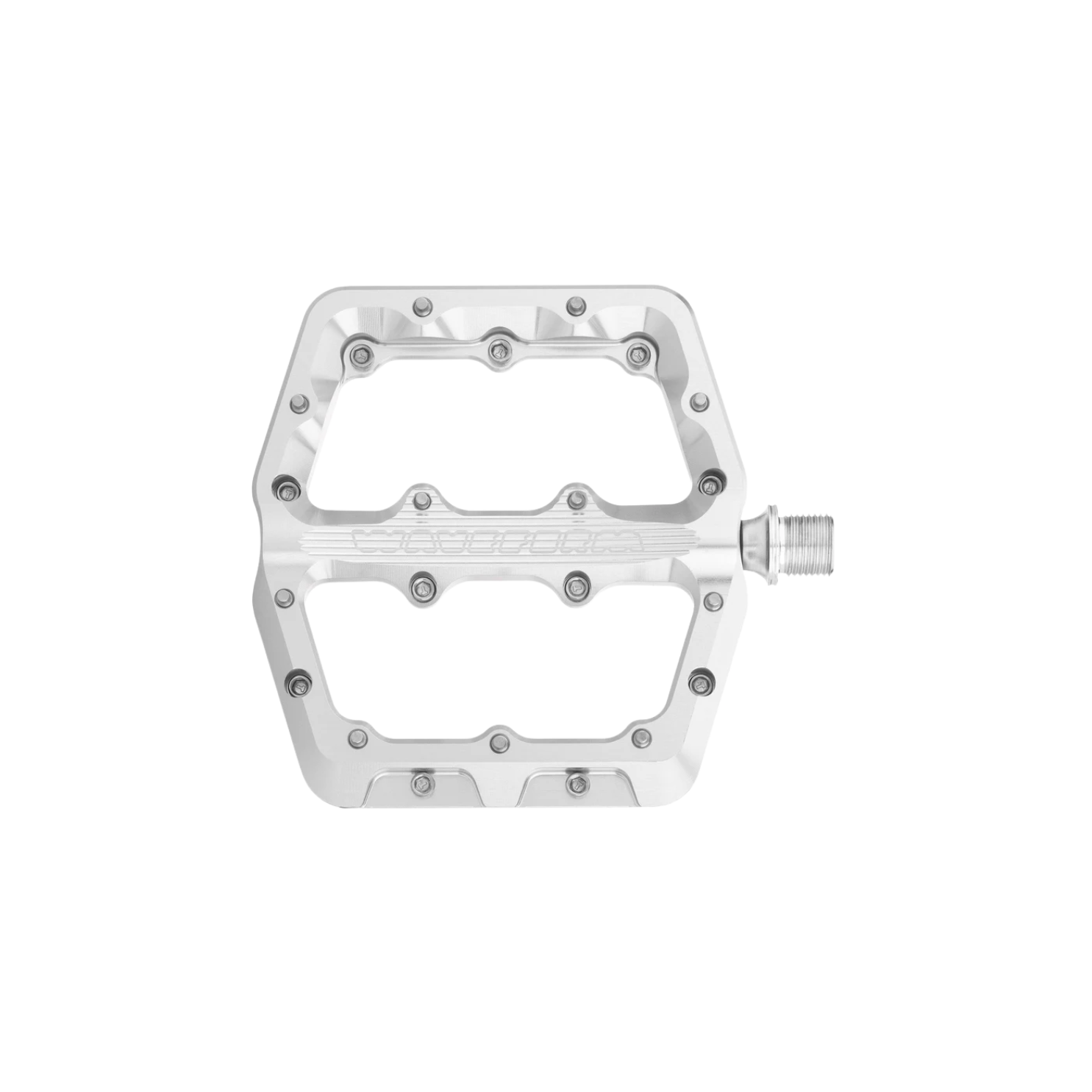 Wolf Tooth Waveform Flat Pedal - Silver