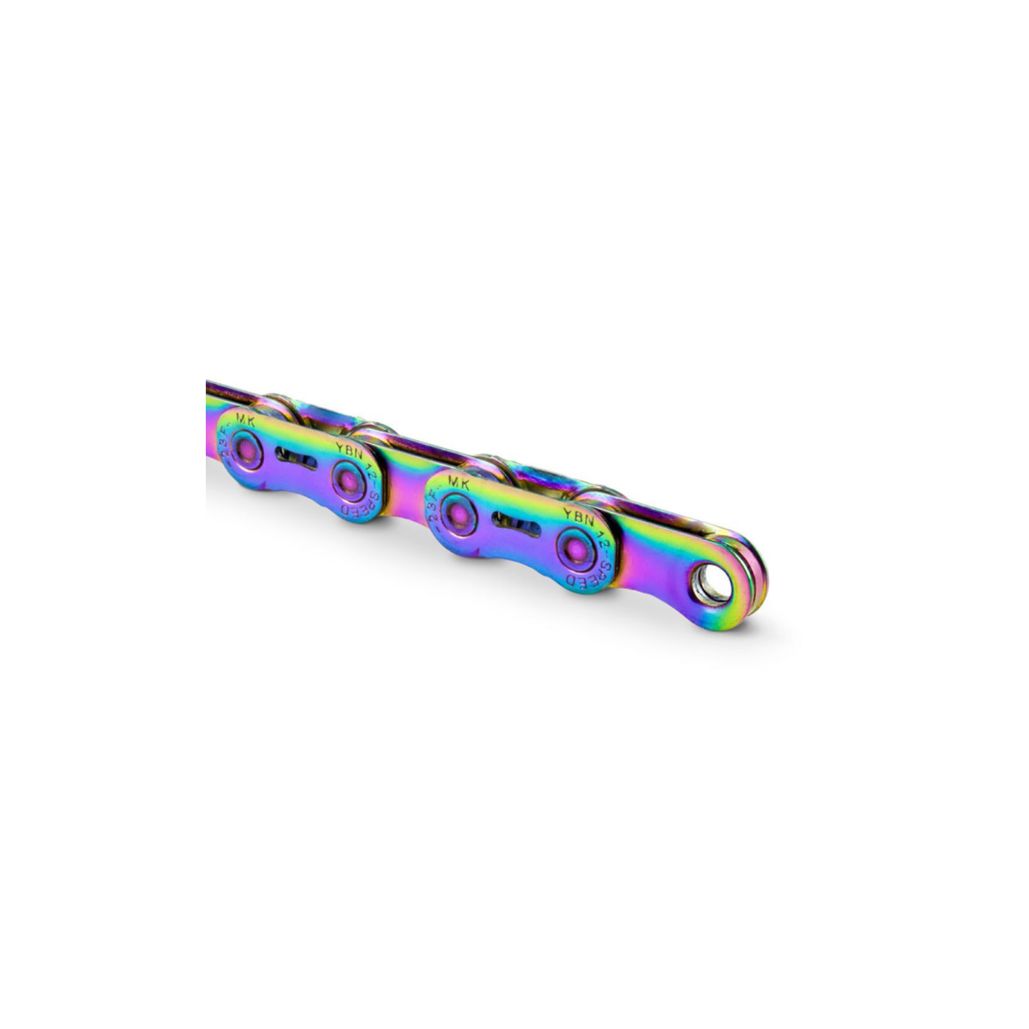 YBN MK12e 12 Speed Flattop Chain - Rainbow