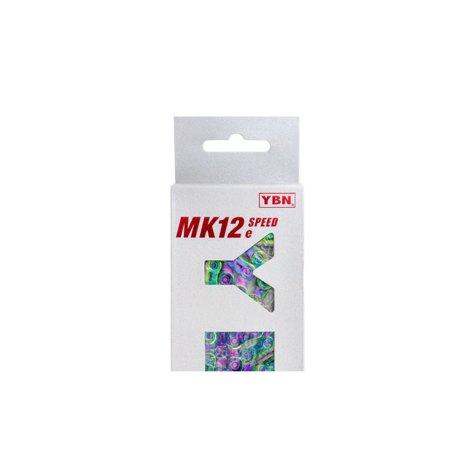 YBN MK12e 12-Speed Flattop Chain - Rainbow