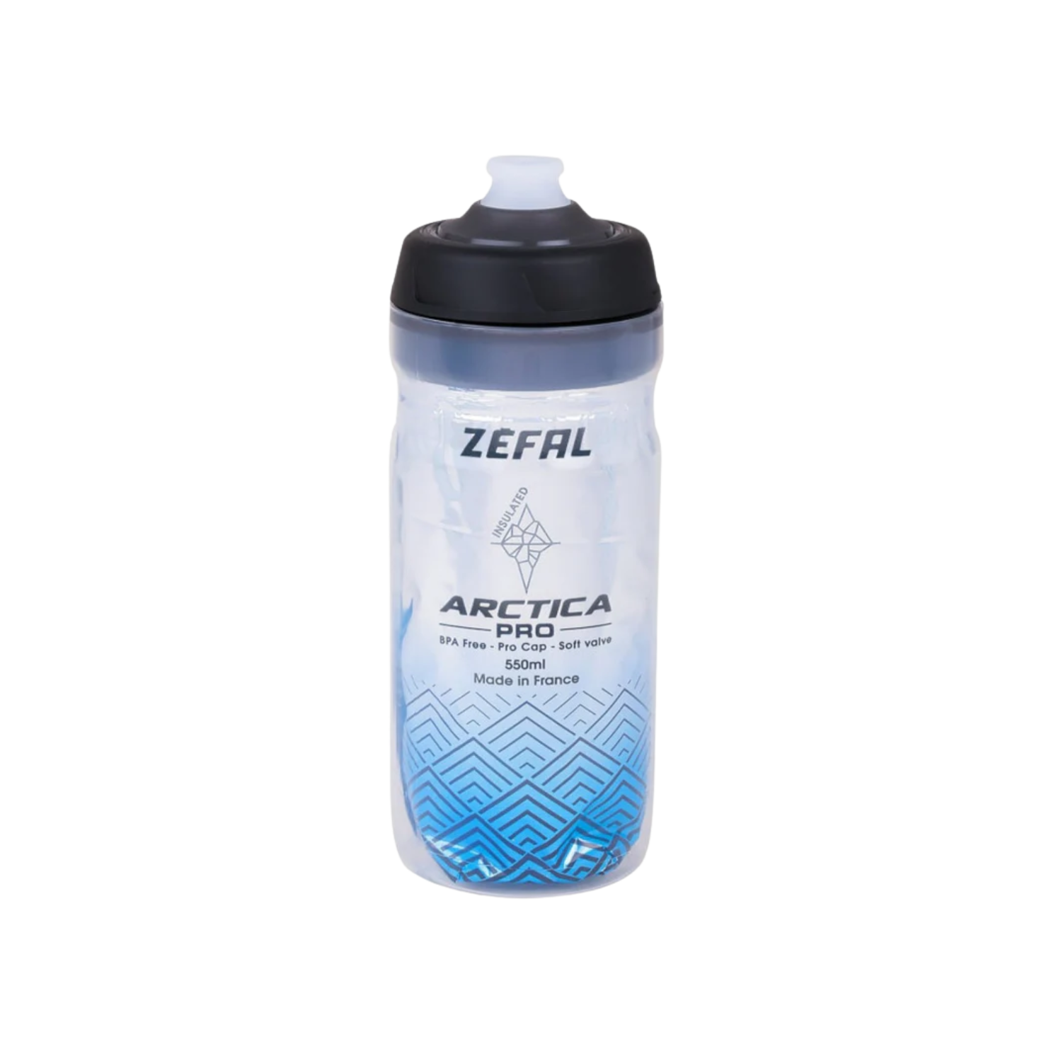 Zefal Artcica Pro 55 Bottle - Silver-Blue