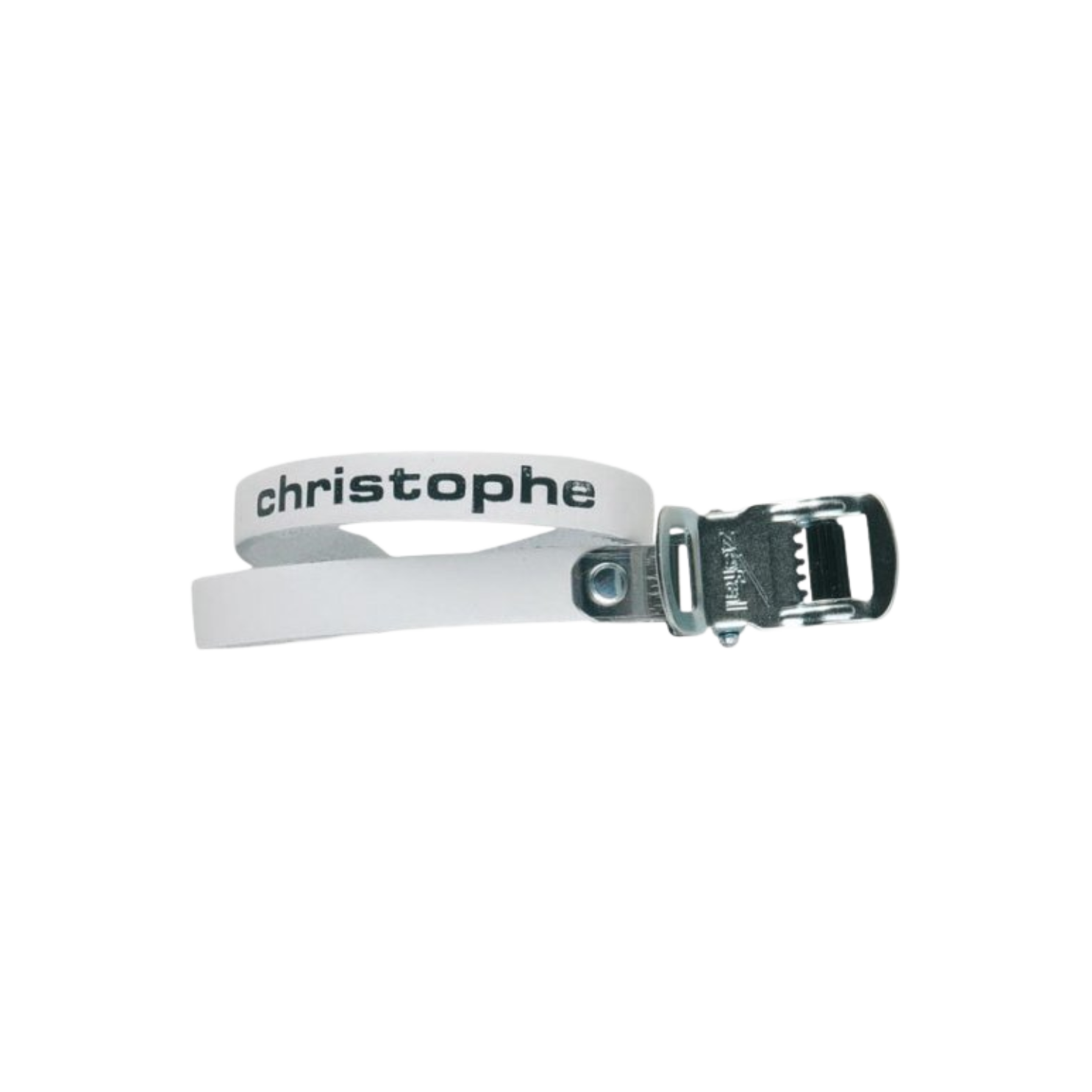Zefal Christophe Leather Toe-Straps - White