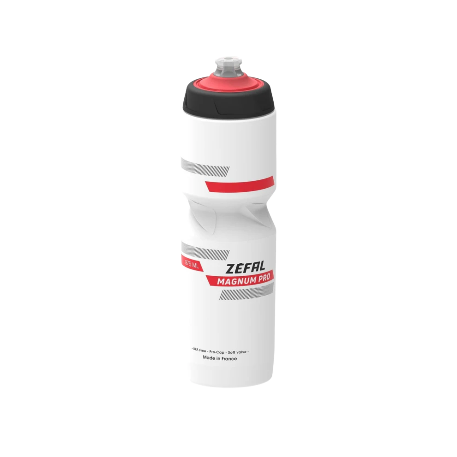 Zefal Magnum Pro Bottle - White (Red-Black)