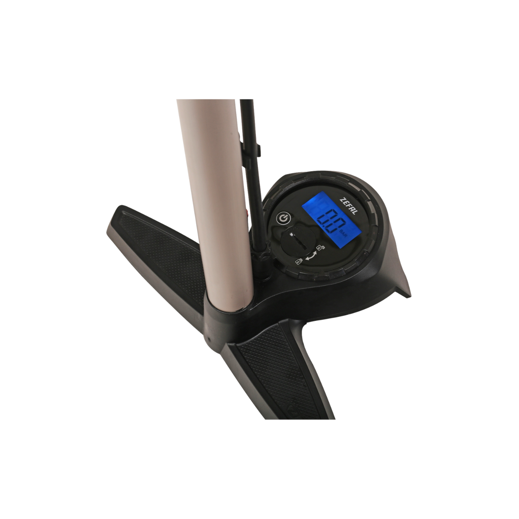 Zefal Profil Max Fp65 Z-Switch Floor Pump - Silver