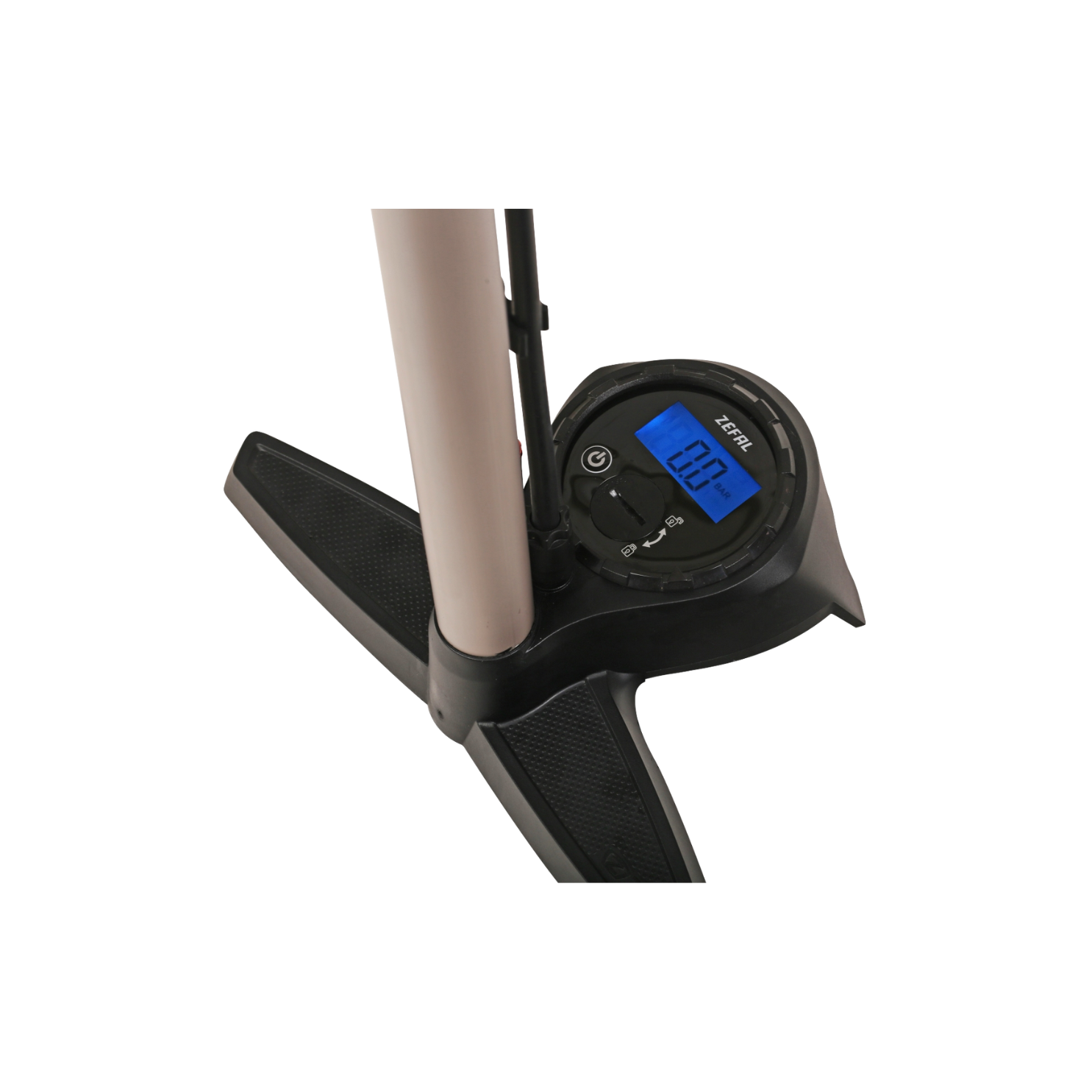 Zefal Profil Max Fp65 Z-Switch Floor Pump - Silver