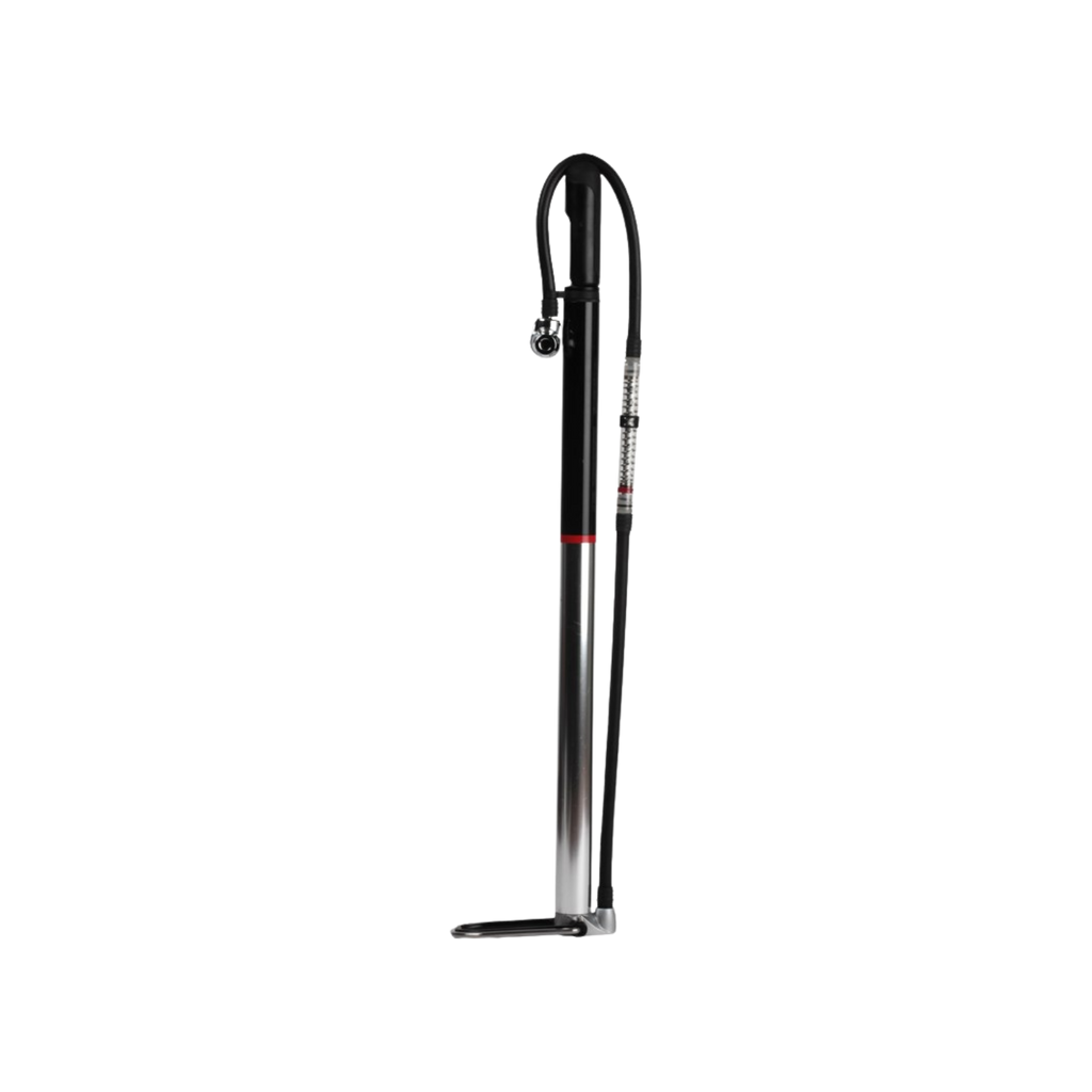 Zefal Profil Travel Floor Pump - Silver/Black