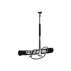 Zefal Profil Travel Floor Pump - Silver/Black