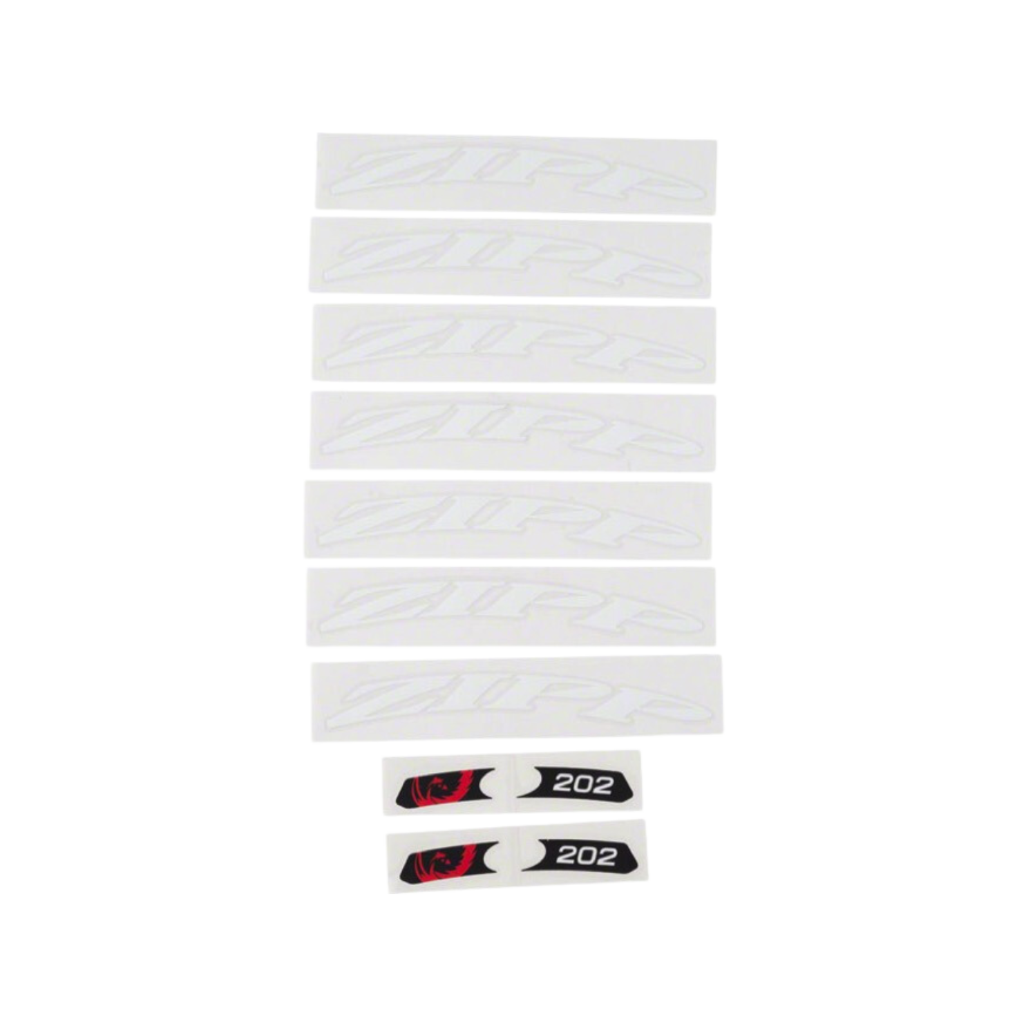 Zipp Decal Set 1 Wheel 202 Zipp Logo Matte White