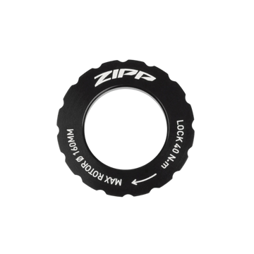Zipp Hub Centerlock Disc Lockring Black Zipp Logo