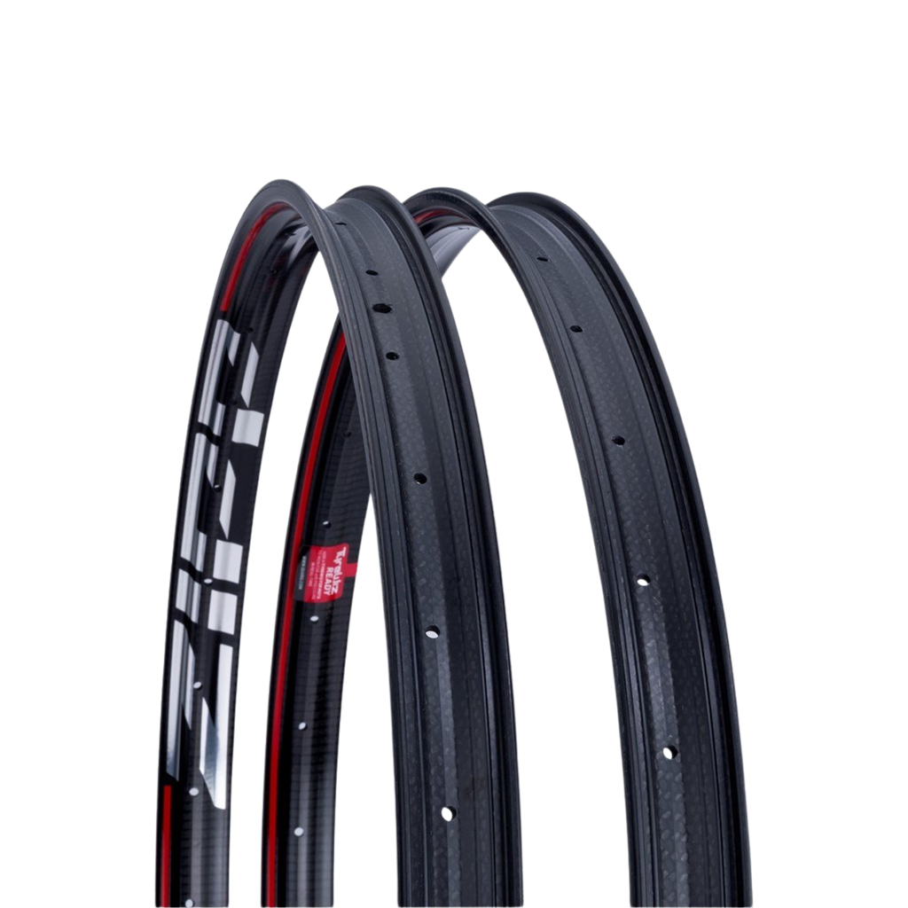Zipp Rim Front 3ZERO Moto Tless 29 32H Silver/Rs Red Graphic