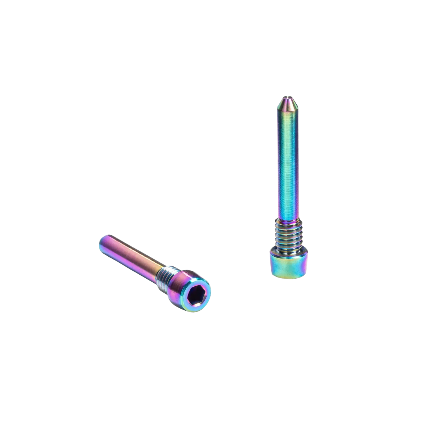 absoluteBLACK Titanium Disc Pads Retaining Bolts for Shimano Road - Rainbow