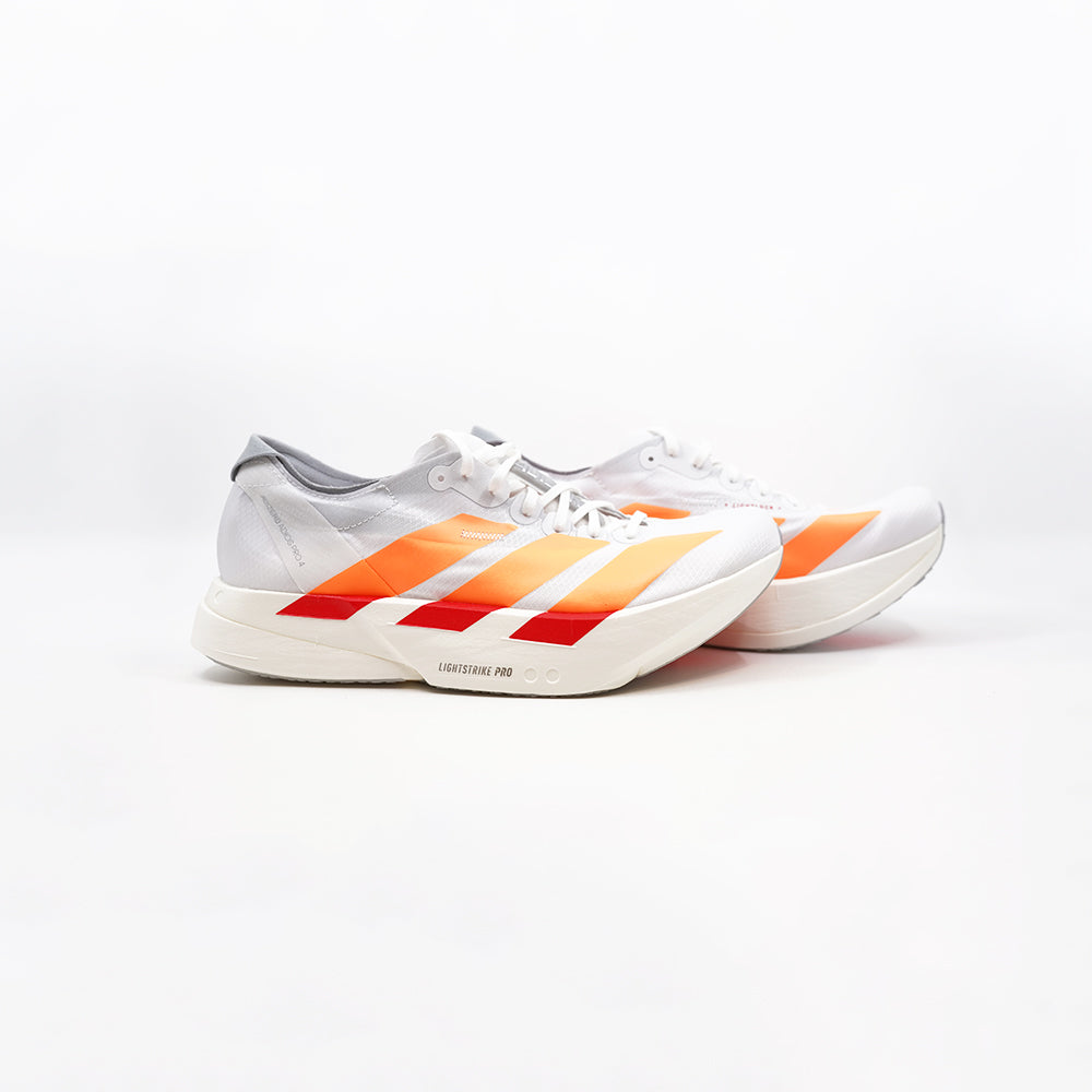 Adidas Adizero Adios Pro 4 - Cloud White/Lucid Orange/Lucid Red