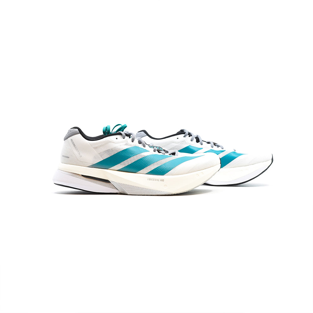 Adidas Adizero Boston 13 EQT - Cloud White/Pure Teal/Grey (Womens)